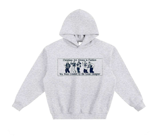 Great Designer Hoodie — heather grey