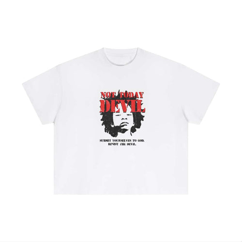 Not Today Devil graphic tee